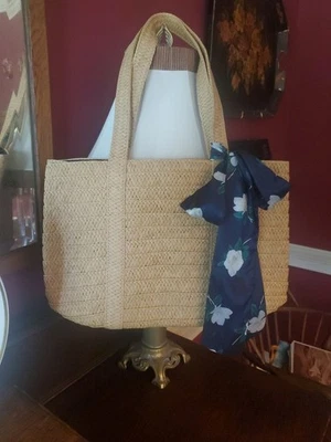 Draper James ~ Bolso de hombro de paja para todos los días ~ Nuevo con etiquetas Foto 1 de 4