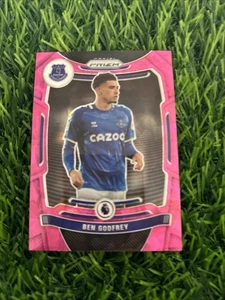 Ben Godfrey 2021-22 Panini Prizm Premier League PINK CRACKED ICE #92 Everton - Picture 1 of 2