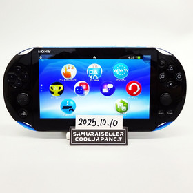 Sony Playstation PS Vita Blue Black PCH-2000 Console only PSV Slim Japan Used