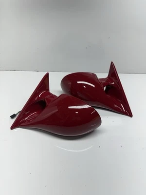 🔴 BMW E36 M3 Coupe conversível espelho de visão lateral conjunto branco R & L Imola vermelho fabricante de equipamento original - Imagem 1 de 4