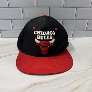 Vintage 90s Logo 7 NBA Basketball Chicago Bulls Light Up Fiber Optics Snap Back - Picture 1 of 10