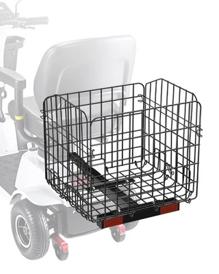 VEVOR Scooter Cesta Trasera Plegable 1 Pulgada Receptor Pride Movilidad Scooter Foto 1 de 4