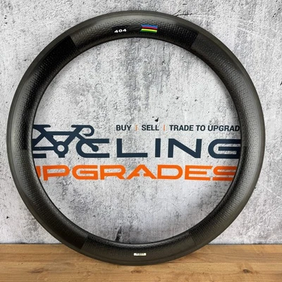 ¡Nuevo despegue! Llanta de freno de llanta tubular de carbono Zipp 404 de 28 orificios 415 g Foto 1 de 4