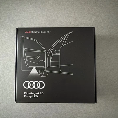 Genuine Audi logo rings accessory LED projector entry puddle lights 4G0052133G - Image 1 of 3