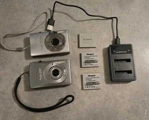 Canon PowerShot SD750 & SD850 IS Digital ELPH Cameras + Batteries + Charger - Picture 1 of 13