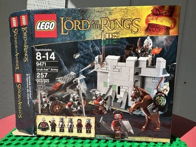 Lego Señor de los Anillos Uruk-Hai Ejército (9471) usado en su mayoría juego completo LOTR Foto 1 de 4