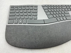 Microsoft Surface Wireless Ergonomic Bluetooth Grey Keyboard Model 1786 FREE S/H - Picture 1 of 6