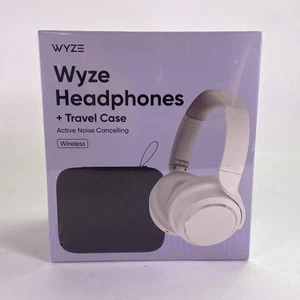 Nuevos Auriculares WYZE Auriculares con Cancelación Activa de Ruido Blancos WNCH1-W-CS1B - Imagen 1 de 4
