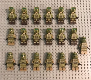 LEGO Kashyyyk Clone Trooper Lot of 19 Star Wars 75035 Army pack Jedi Battle Pack - Picture 1 of 1