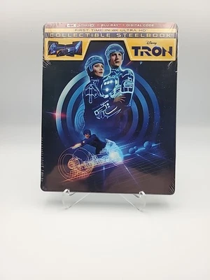Tron Steelbook (4K UHD+Blu-ray+Dig) BRAND NEW MINT SHIPS NEXT DAY - Image 1 of 4