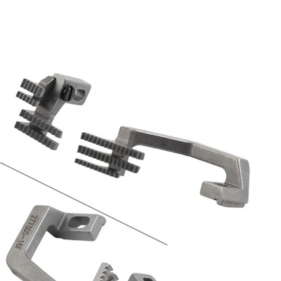 Feed Dog Set 277305+277303 Fit 4 thread Pegasus Overlock Sewing Machines Silver - Image 1 of 4