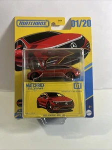 Matchbox Collectors series 2022 Mercedes Benz EQS Red 1/64 scale diecast - Picture 1 of 4