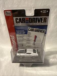 Auto World Car And Driver 1971 Ford Mustang Mach 1 B15 - Picture 1 of 5