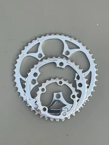 TA Specialites Zephyr Road Chainring 48/36/24 Tooth 110/74 BCD 9/10 Speed - Picture 1 of 10