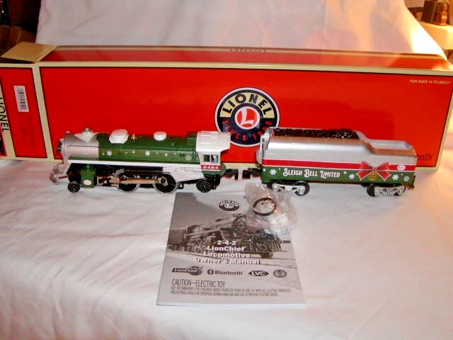 Lionel 2445050 O Gauge Sleigh Bell Limited 2-4-2 Steam Loco with LionChief