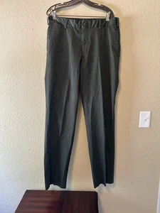 Vintage Bills Khakis Lightweight Cotton Poplin Pant - Green Classic Fit USA Made - Picture 1 of 14