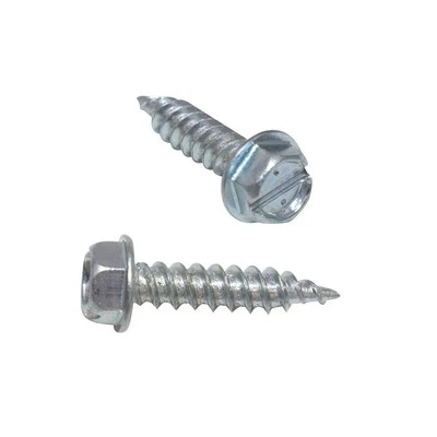 Self-Piercing Slotted Hex Washer Head Zip Screws- 5/16 Head, 3/4 Length (400pcs) - Image 1 of 3