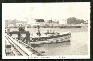 Tarakan Borneo Oil & Co Steamship Tanks Kalimantan Indonesia 1920s - Picture 1 of 1