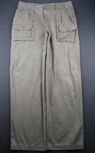 Herren Cabela's Canvas Cargo Hose 7 Pocket Wanderer Beige Größe 34x32 (Msr 34x30) - Bild 1 von 9