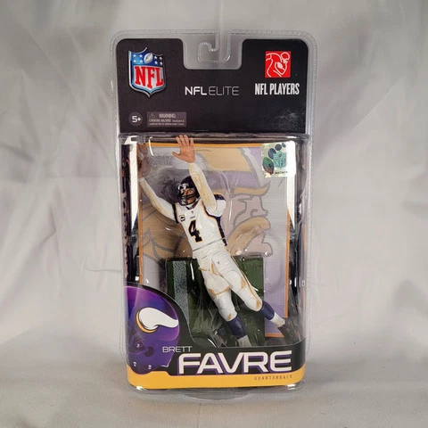 Brett Favre Minnesota Vikings McFarlane Action Figure NFL Elite Sportspicks NIB Cover