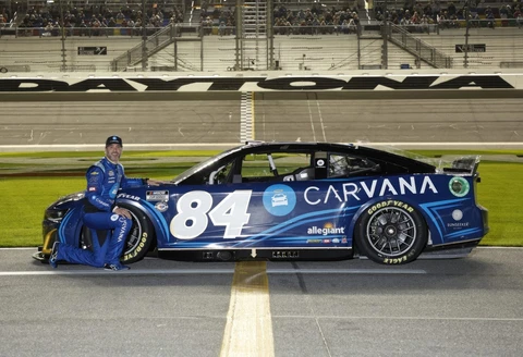 Jimmie Johnson NASCAR 2023 Daytona 500 13"x19" Poster Gloss Photo Print Cover