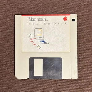 Disco de sistema Macintosh vintage 690-5003-E • Disquete 1985 3,5” ~ Apple Computer Inc. - Imagen 1 de 5
