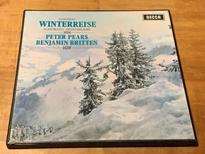 Schubert Winterreise PETER PEARS BENJAMIN BRITTEN Decca 2LP Box SET 270-1 WBG NM - Picture 1 of 6