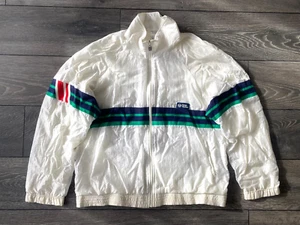 SERGIO TACCHINI 80'S VINTAGE WILANDER TENNIS TRACKSUIT TOP JACKET SIZE 50 RETRO - Picture 1 of 15