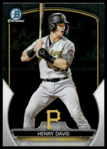 2023 Bowman #BCP-14 Henry Davis Chrome Prospects Pittsburgh Pirates Baseball - Picture 1 of 2