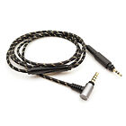1.3m/4.26ft Earphone OFC Audio Cable with Mic For Shure SRH840A SRH440A SRH940