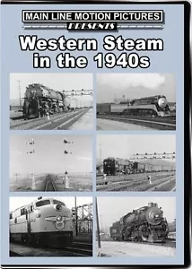 Western Steam in den 1940er Jahren DVD NEU Main Line B&W Western Pacific Feather River - Bild 1 von 1