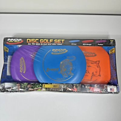 Innova Disc Golf Starter Set 3 Driver Mid-Range Putter New Sealed Flying  - Image 1 of 3