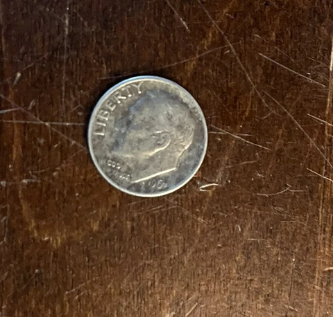 1967 dime error Cover