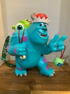 IN HAND 2024 Popcorn Bucket SANTA SULLY & MIKE WAZOWSKI Monsters Disney Parks - Picture 1 of 16