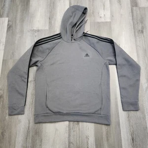 Adidas Sudadera con Capucha Hombre Grande Gris Pullover Sudadera Verde Prime Manga Larga Bolsa - Imagen 1 de 8