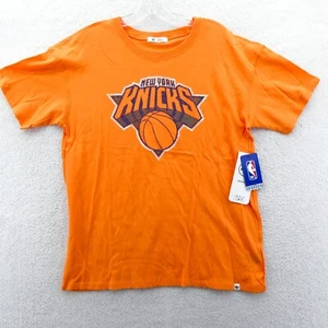 New York Knicks Shirt Fits Small / Medium Womens Orange '47 Brand Basketball NBA - Picture 1 of 10