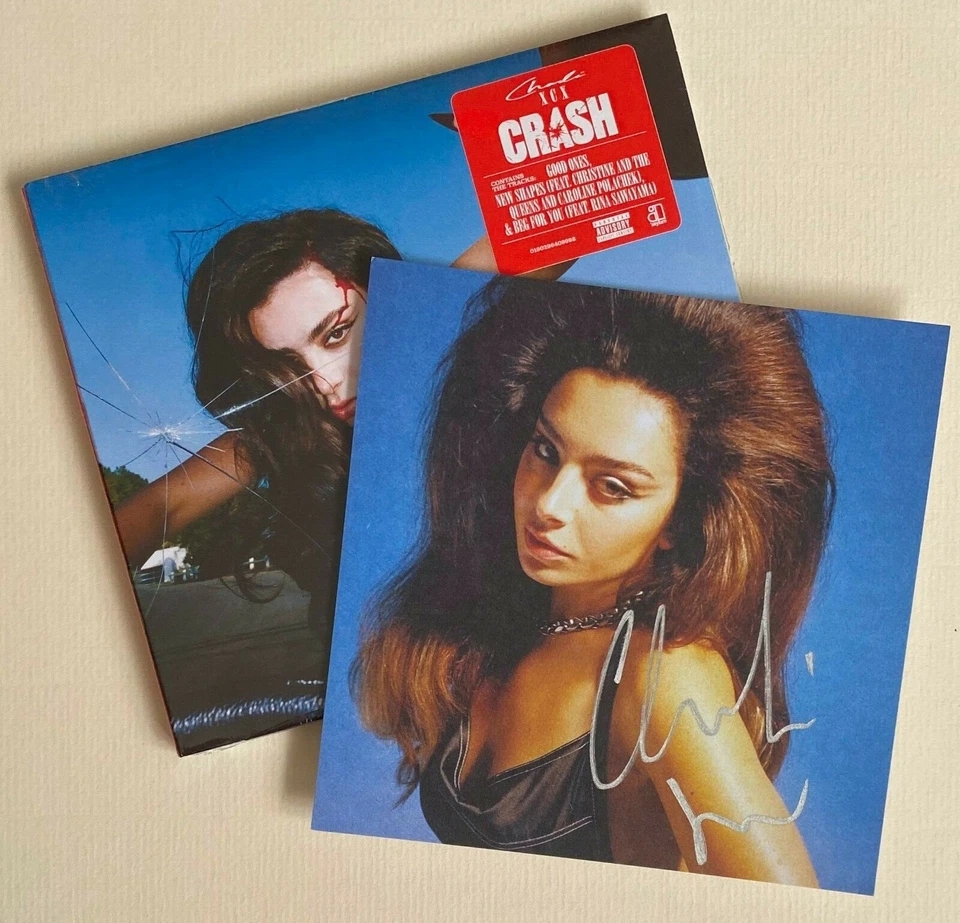 CHARLI XCX * CRASH * 11 TRK CD w/ LIMITED SIGNED ART CARD 2 * BN * RINA SAWAYAMA - Image 1 of 4