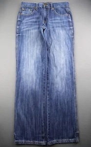 Pantalones de mezclilla para hombre Cody James de punto grueso recto talla lavado mediano 30x32 (MSR 30x31) - Imagen 1 de 9
