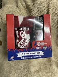 Juego de Regalo de Taza y Acantamiento de la NCAA Oklahoma Sooners 50""x60 - Imagen 1 de 3