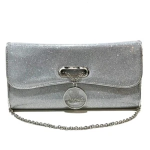 CHRISTIAN LOUBOUTIN Grister Riviera Clutch bag Silver PVC 1145132 - Picture 1 of 12