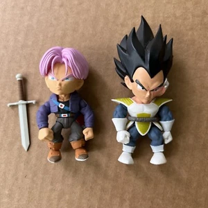 Loyal Subjects Dragonball Z Vegeta & Trunks Figurines, Anime Vinyl - Picture 1 of 15