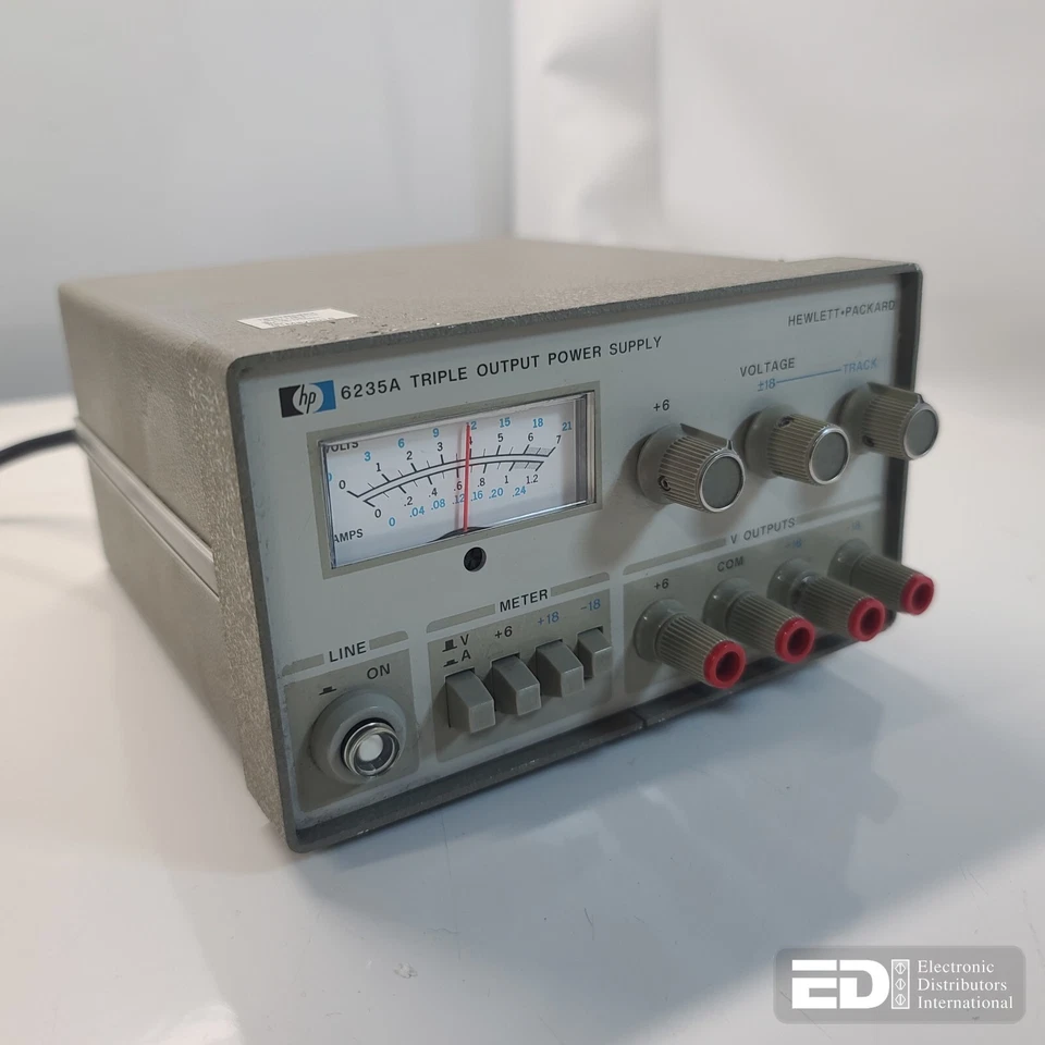 HP / Agilent 6235A Triple Output DC Power Supply , 18VDC, 0.2A, 13.2W **TESTED** - Image 1 of 4
