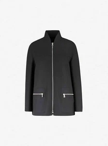 Moncler Anastase Marine Wollmischung Reißverschluss Jacke Mantel 2 Stück Weste Neu mit Etikett $ 1350 Large - Bild 1 von 12
