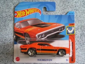 Hot Wheels H3J 166 1971 PLYMOUTH GTX orange Hot Wheels 2023 166/250 CaseJ - Picture 1 of 2