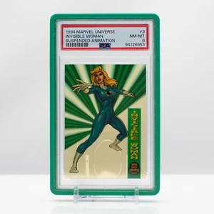 Marvel Universe 1994 Invisible Woman #3 Suspended Animation FLEER - PSA 8 NM - Picture 1 of 4