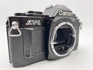 Canon AV-1 SLR 35mm Film Camera Black Body Only Junk As-Is/For Parts/Repair #2 - Picture 1 of 10