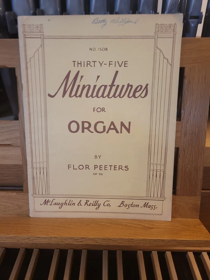 * Flor Peeters: 35 miniaturas, op 55; órgão (McLaughlin & Reilly) - Imagem 1 de 1