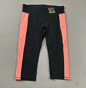 Xersion Legging Womens XL Black Stretch Activewear Training Capri Pull On NWT - Picture 1 of 10