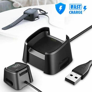 Charger Replacement USB Charging Cable Dock Stand For Fitbit Versa 2 Smart Watch - Picture 1 of 10
