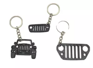 1 PORTACHIAVI JEEP WRANGLER CHEROKEE COMPASS RENEGADE DIPINTO A MANO GRIGLIA - Foto 1 di 4